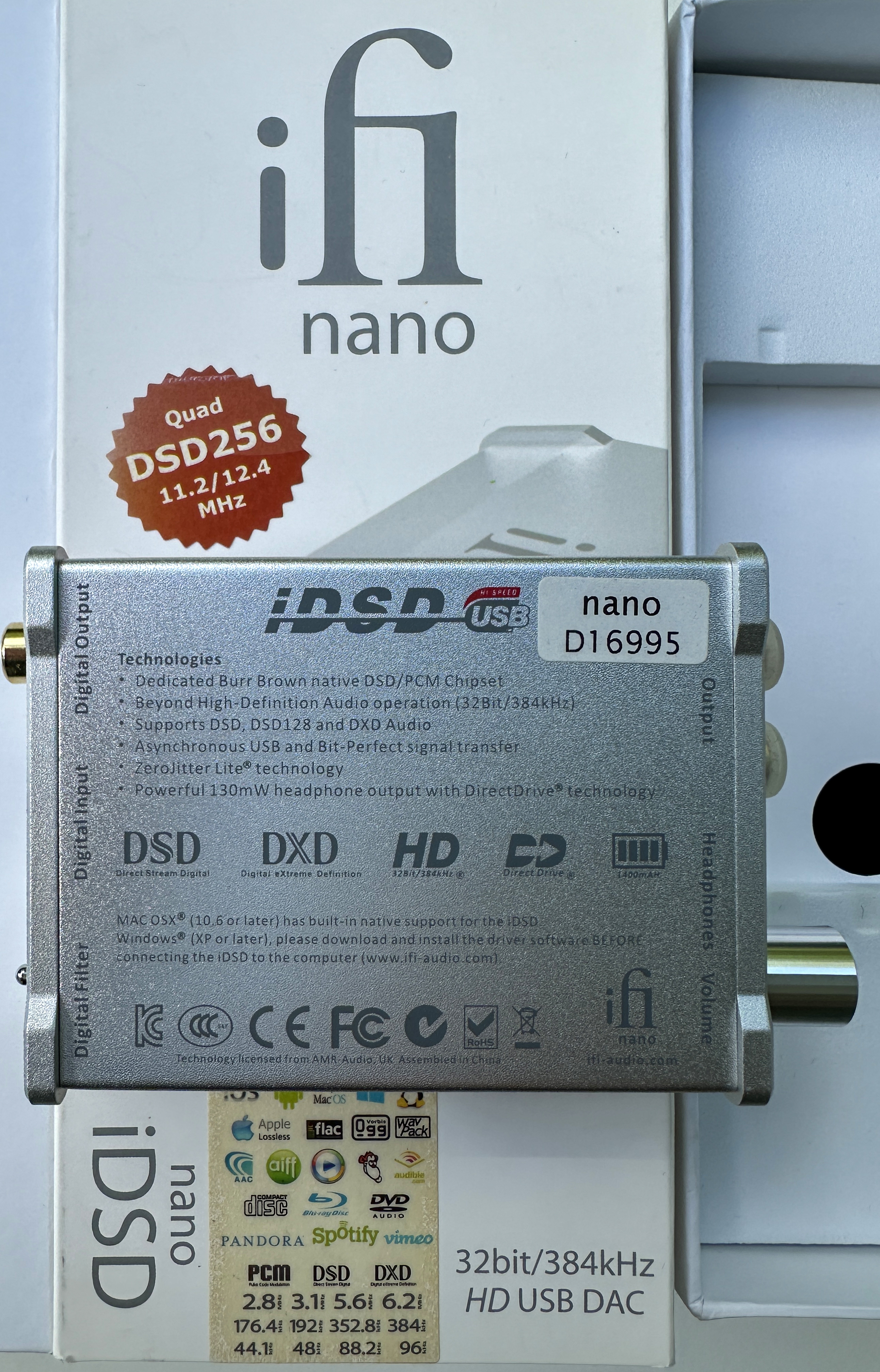 Mobiler DAC/Kopfhörerverstärker ifi Audio nano iDSD - Kundenkommission